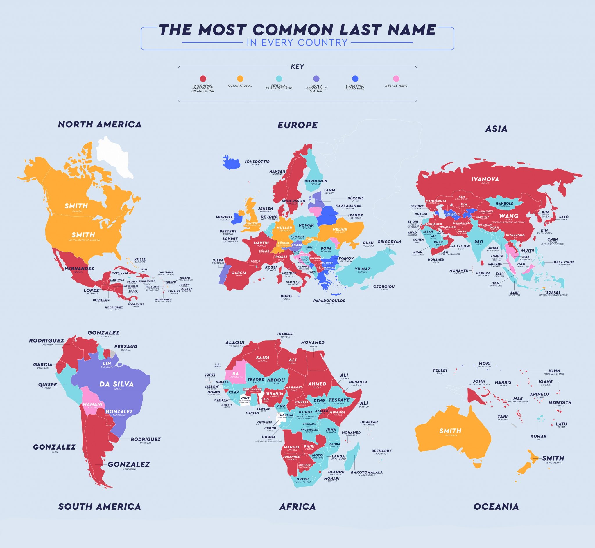 The Most Popular Surnames In Countries Around The World Chartistry the-most-popular-surnames-in-countries-around-the-world-chartistry