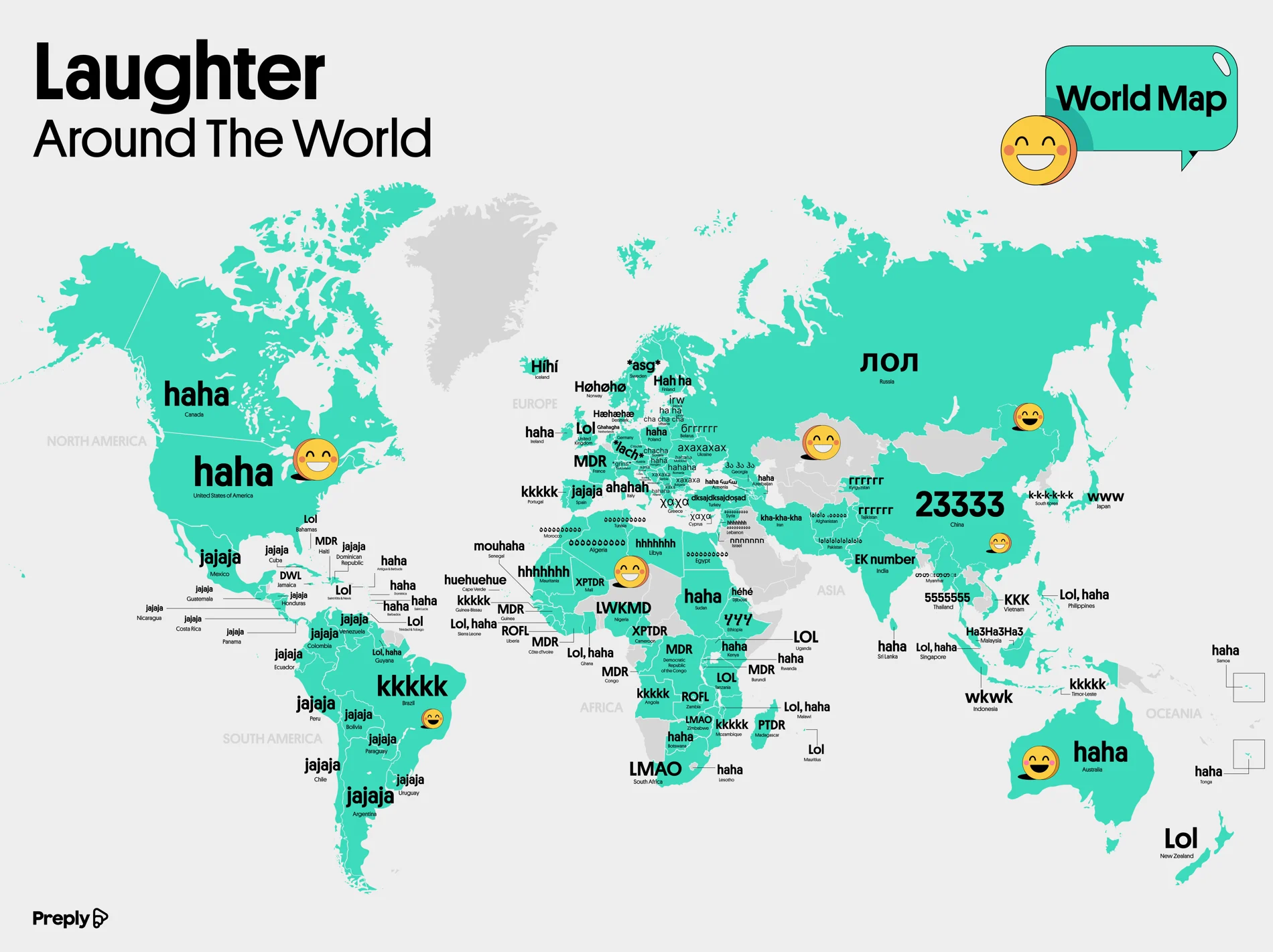 Expressing laughter around the world: This is how to laugh online in 26 languages
